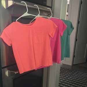 Girls pocket Tshirts (Lot of 3)